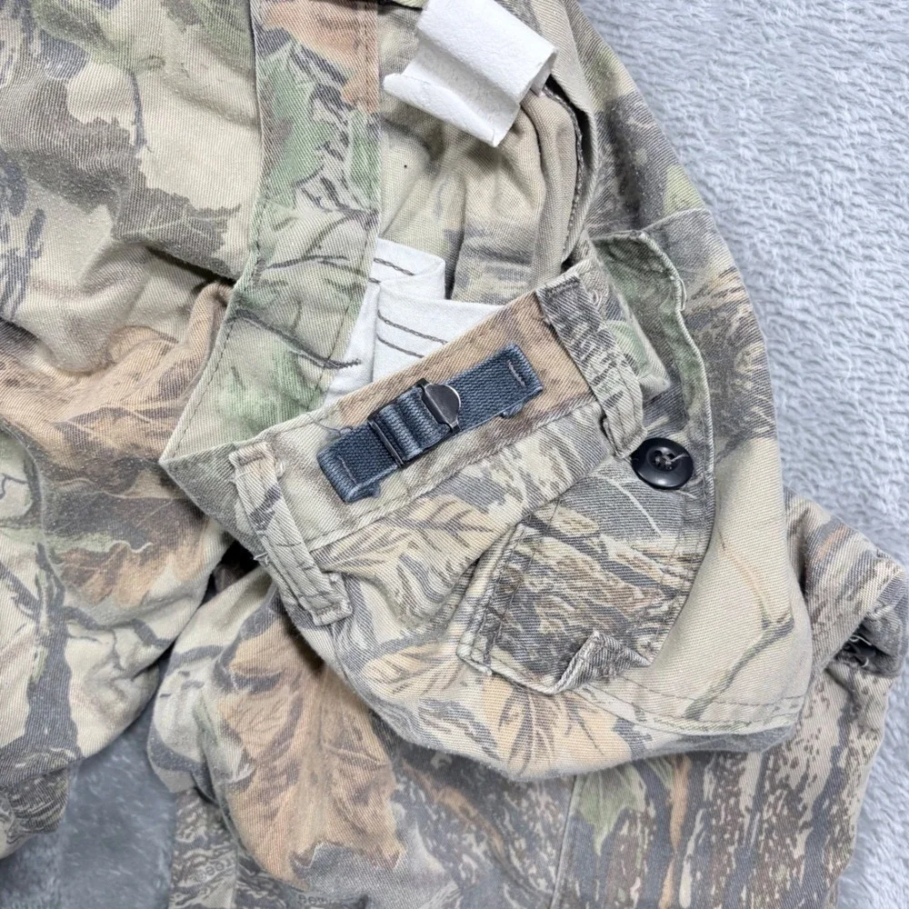 Liberty Cargo Pants Mens 38 Realtree Camo Green‎ Brown Adjustable Waist Utility